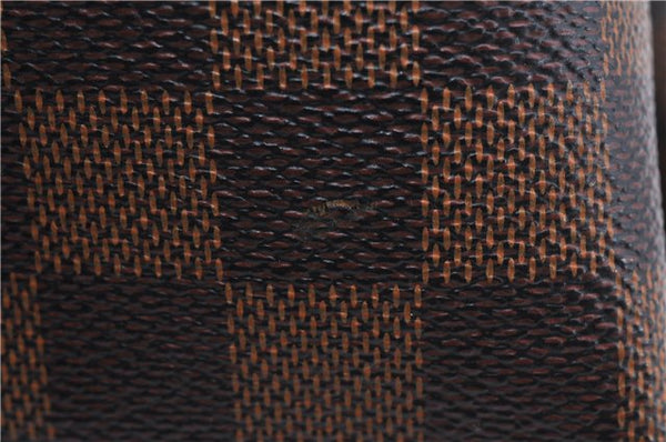 Authentic Louis Vuitton Damier Hampstead MM Shoulder Tote Bag N51204 LV 4771D