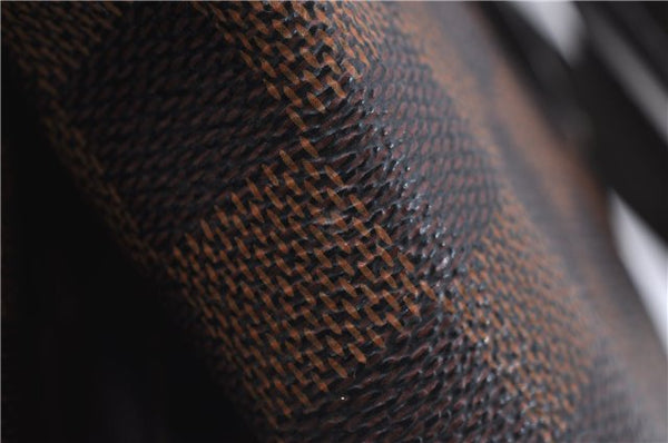 Authentic Louis Vuitton Damier Hampstead MM Shoulder Tote Bag N51204 LV 4771D