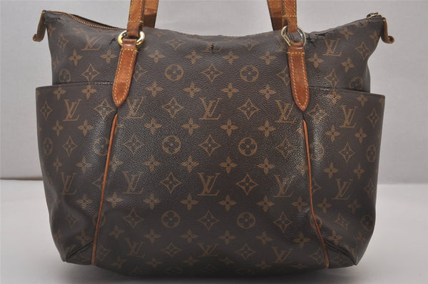 Authentic Louis Vuitton Monogram Totally MM Shoulder Tote Bag M41015 LV 4771I