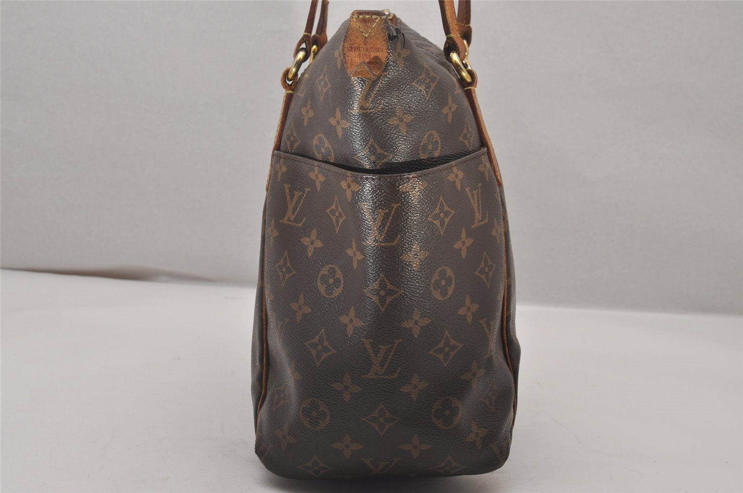 Authentic Louis Vuitton Monogram Totally MM Shoulder Tote Bag M41015 LV 4771I