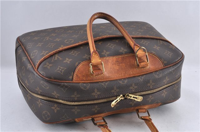 Authentic LOUIS VUITTON Monogram Deauville Hand Bag M47270 LV 4772C