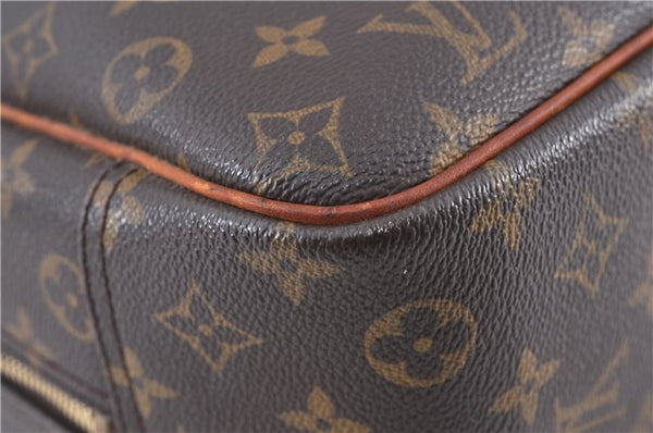 Authentic LOUIS VUITTON Monogram Deauville Hand Bag M47270 LV 4772C