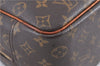 Authentic LOUIS VUITTON Monogram Deauville Hand Bag M47270 LV 4772C