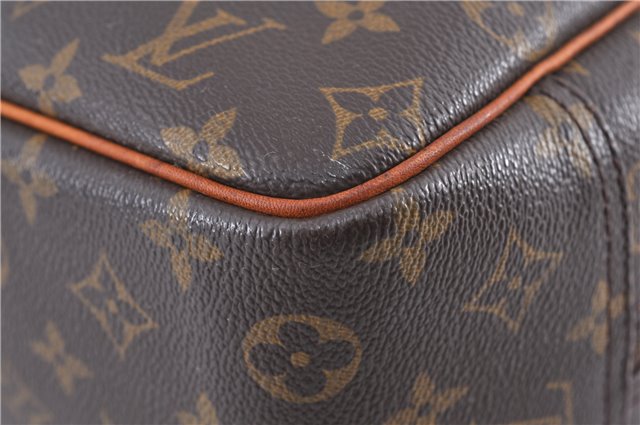 Authentic LOUIS VUITTON Monogram Deauville Hand Bag M47270 LV 4772C