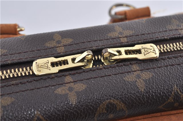 Authentic LOUIS VUITTON Monogram Deauville Hand Bag M47270 LV 4772C