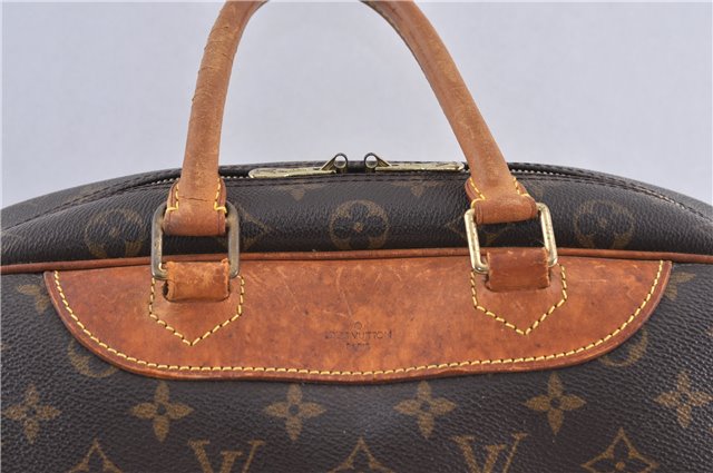 Authentic LOUIS VUITTON Monogram Deauville Hand Bag M47270 LV 4772C