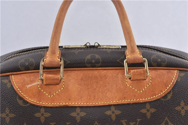 Authentic LOUIS VUITTON Monogram Deauville Hand Bag M47270 LV 4772C
