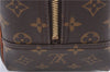 Authentic LOUIS VUITTON Monogram Deauville Hand Bag M47270 LV 4772C