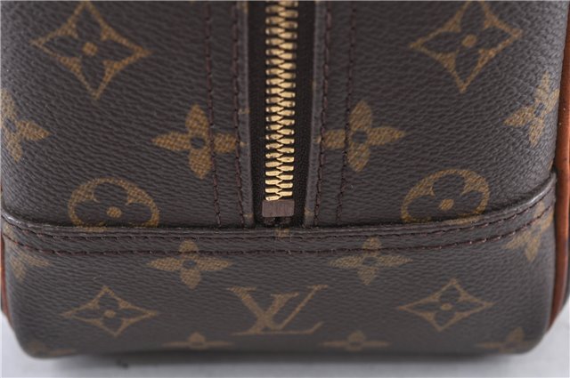 Authentic LOUIS VUITTON Monogram Deauville Hand Bag M47270 LV 4772C