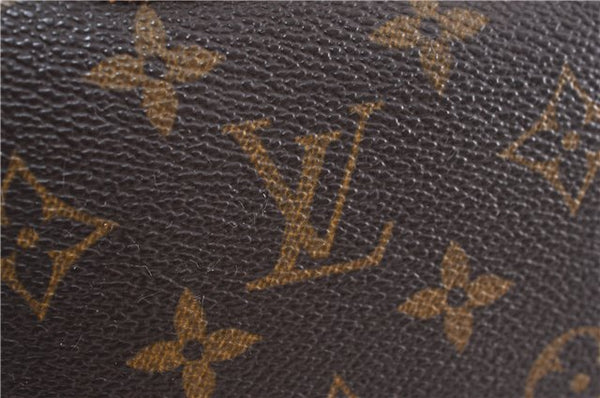 Authentic LOUIS VUITTON Monogram Deauville Hand Bag M47270 LV 4772C