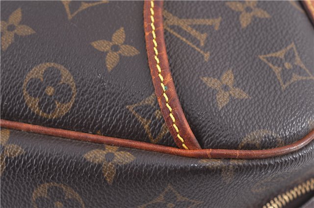 Authentic LOUIS VUITTON Monogram Deauville Hand Bag M47270 LV 4772C