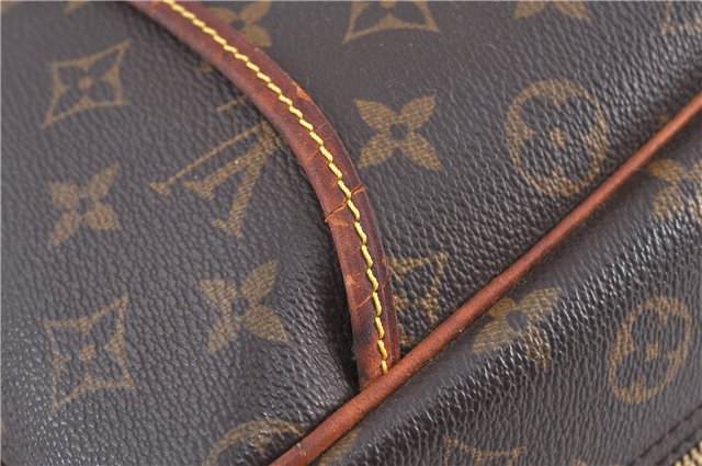 Authentic LOUIS VUITTON Monogram Deauville Hand Bag M47270 LV 4772C