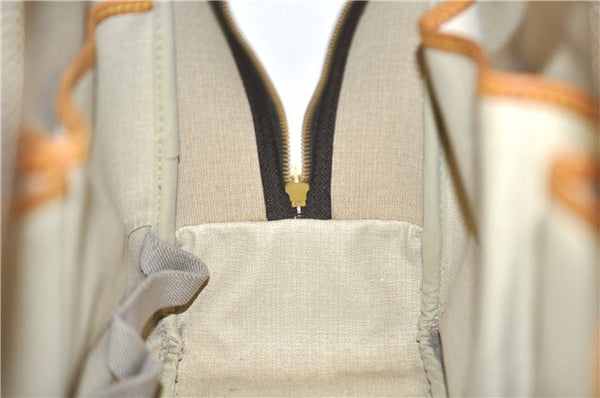 Authentic LOUIS VUITTON Monogram Deauville Hand Bag M47270 LV 4772C