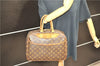 Authentic LOUIS VUITTON Monogram Deauville Hand Bag M47270 LV 4772C