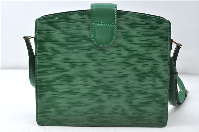 Auth Louis Vuitton Epi Capucines Shoulder Cross Body Bag Green M52344 LV 4772D
