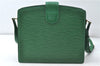 Auth Louis Vuitton Epi Capucines Shoulder Cross Body Bag Green M52344 LV 4772D