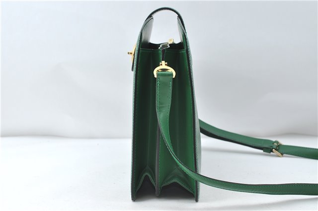 Auth Louis Vuitton Epi Capucines Shoulder Cross Body Bag Green M52344 LV 4772D