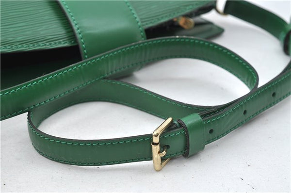 Auth Louis Vuitton Epi Capucines Shoulder Cross Body Bag Green M52344 LV 4772D