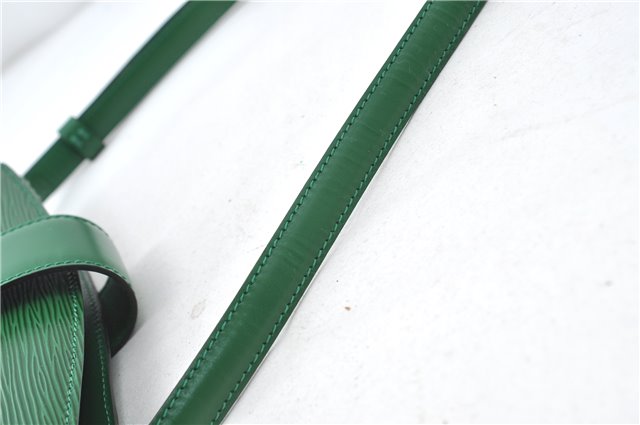 Auth Louis Vuitton Epi Capucines Shoulder Cross Body Bag Green M52344 LV 4772D