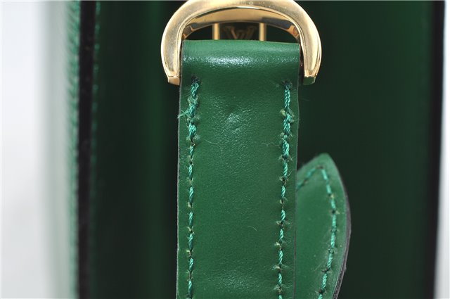 Auth Louis Vuitton Epi Capucines Shoulder Cross Body Bag Green M52344 LV 4772D