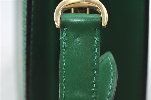 Auth Louis Vuitton Epi Capucines Shoulder Cross Body Bag Green M52344 LV 4772D