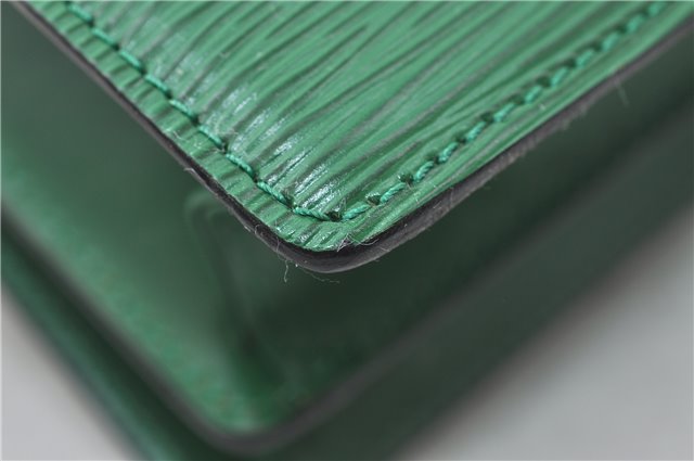 Auth Louis Vuitton Epi Capucines Shoulder Cross Body Bag Green M52344 LV 4772D