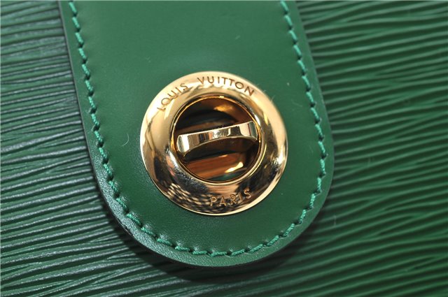 Auth Louis Vuitton Epi Capucines Shoulder Cross Body Bag Green M52344 LV 4772D