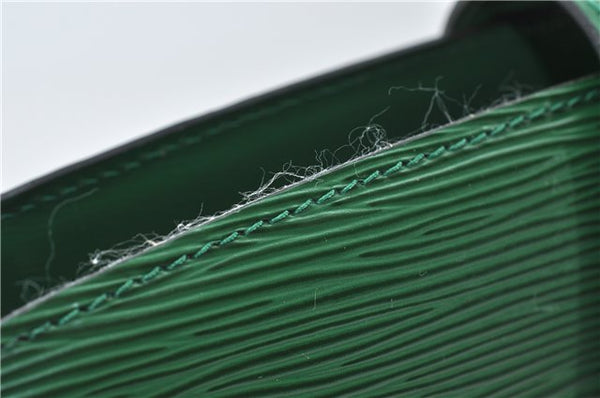 Auth Louis Vuitton Epi Capucines Shoulder Cross Body Bag Green M52344 LV 4772D