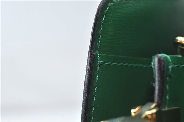 Auth Louis Vuitton Epi Capucines Shoulder Cross Body Bag Green M52344 LV 4772D