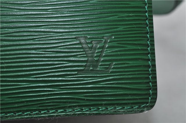 Auth Louis Vuitton Epi Capucines Shoulder Cross Body Bag Green M52344 LV 4772D