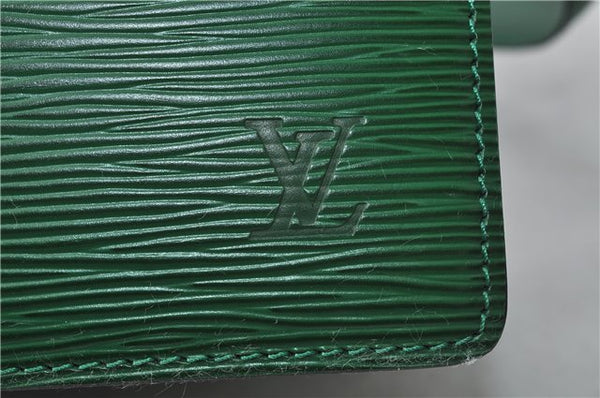 Auth Louis Vuitton Epi Capucines Shoulder Cross Body Bag Green M52344 LV 4772D