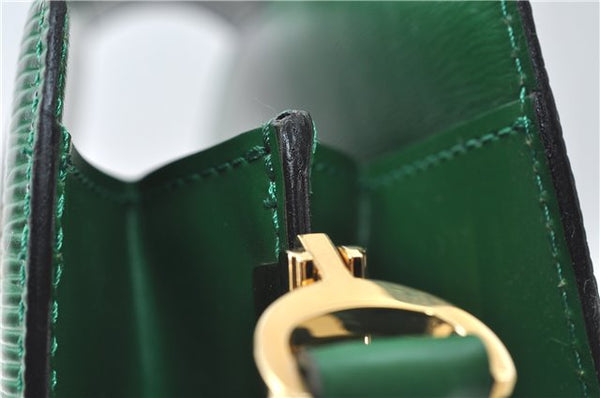 Auth Louis Vuitton Epi Capucines Shoulder Cross Body Bag Green M52344 LV 4772D