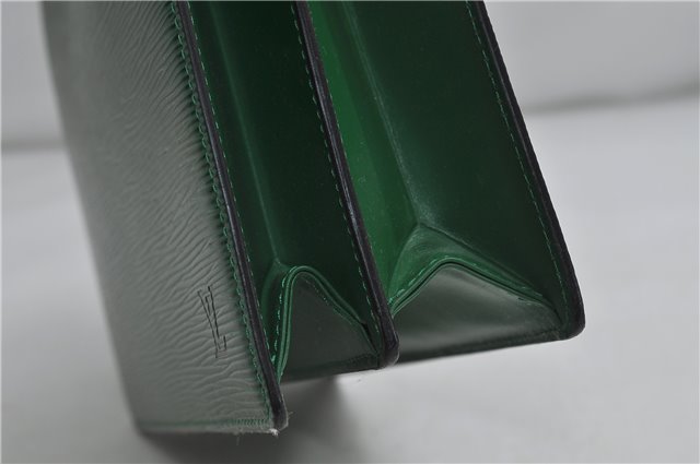 Auth Louis Vuitton Epi Capucines Shoulder Cross Body Bag Green M52344 LV 4772D