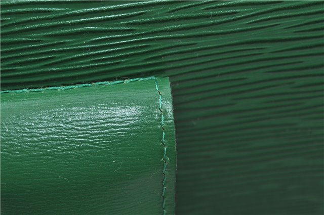 Auth Louis Vuitton Epi Capucines Shoulder Cross Body Bag Green M52344 LV 4772D