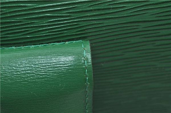 Auth Louis Vuitton Epi Capucines Shoulder Cross Body Bag Green M52344 LV 4772D