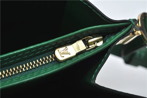 Auth Louis Vuitton Epi Capucines Shoulder Cross Body Bag Green M52344 LV 4772D