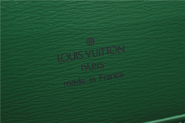 Auth Louis Vuitton Epi Capucines Shoulder Cross Body Bag Green M52344 LV 4772D