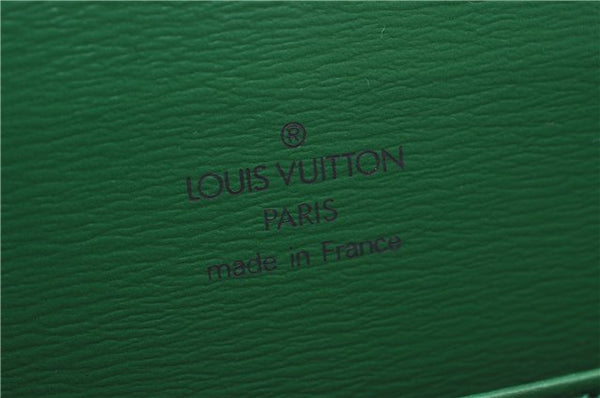 Auth Louis Vuitton Epi Capucines Shoulder Cross Body Bag Green M52344 LV 4772D