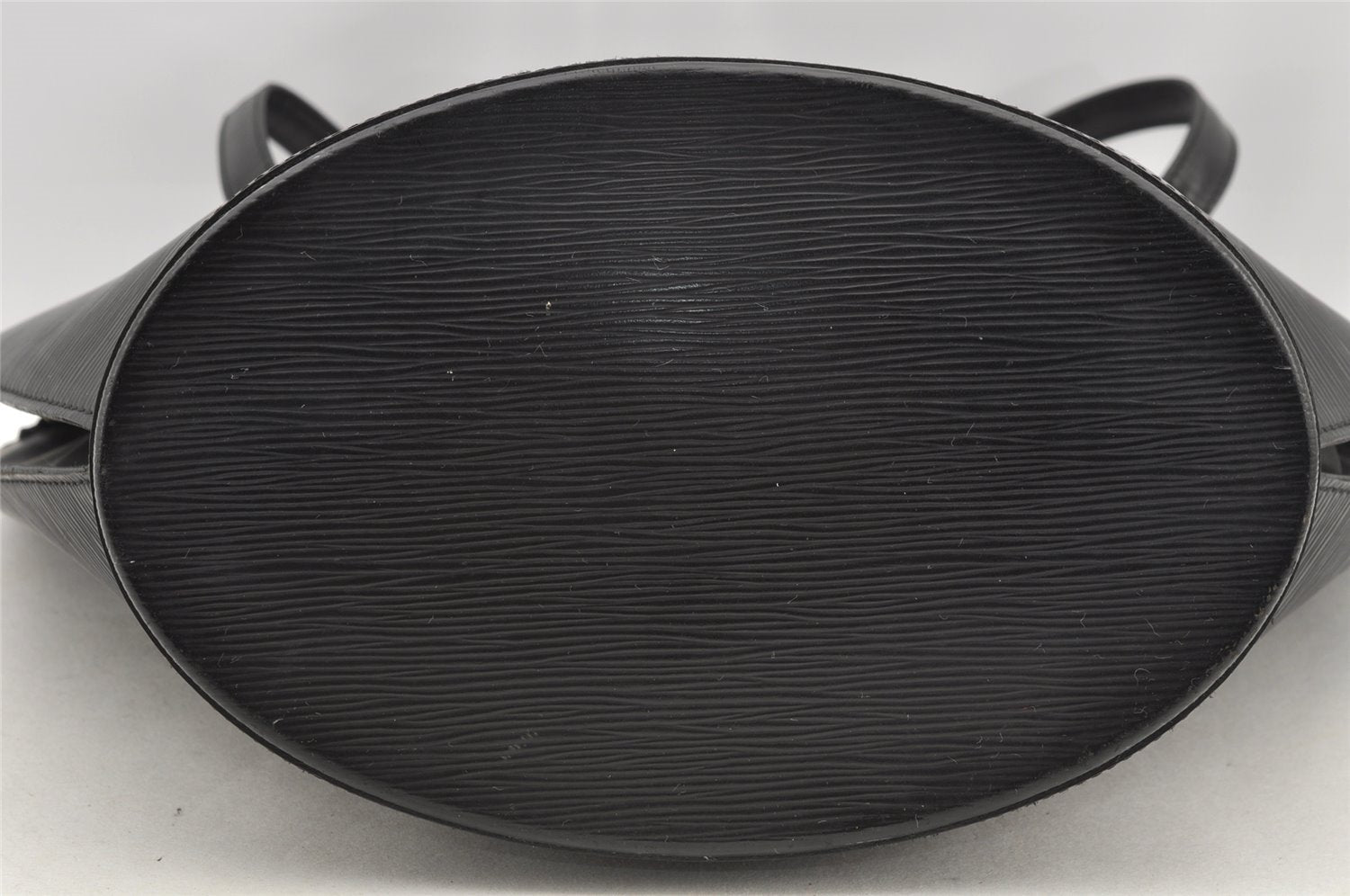 Auth Louis Vuitton Epi Saint Jacques Shopping Shoulder Bag Black M52262 LV 4772I