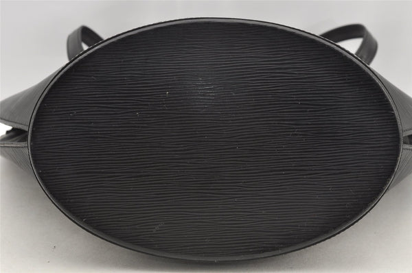 Auth Louis Vuitton Epi Saint Jacques Shopping Shoulder Bag Black M52262 LV 4772I