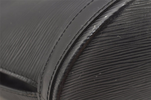 Auth Louis Vuitton Epi Saint Jacques Shopping Shoulder Bag Black M52262 LV 4772I