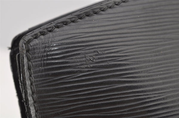 Auth Louis Vuitton Epi Saint Jacques Shopping Shoulder Bag Black M52262 LV 4772I