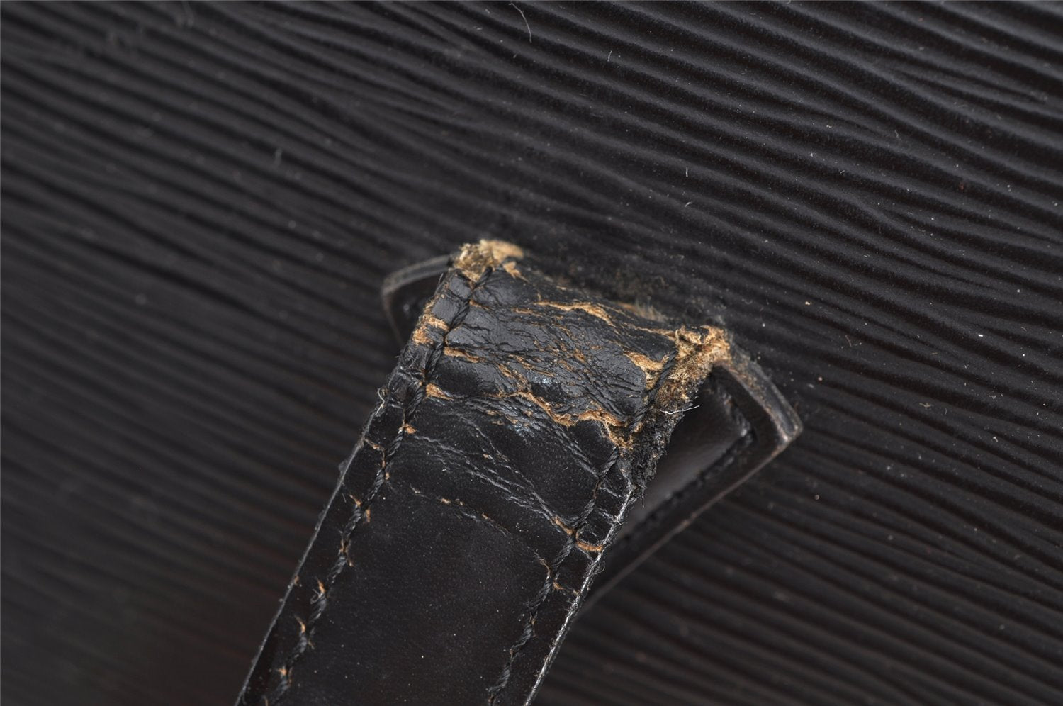 Auth Louis Vuitton Epi Saint Jacques Shopping Shoulder Bag Black M52262 LV 4772I