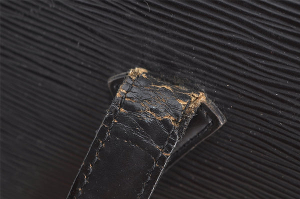 Auth Louis Vuitton Epi Saint Jacques Shopping Shoulder Bag Black M52262 LV 4772I