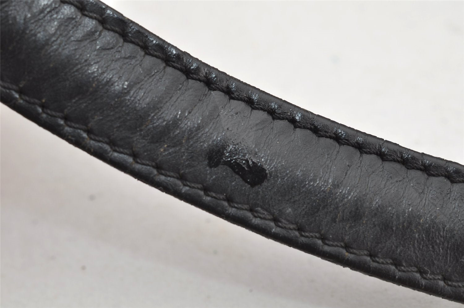 Auth Louis Vuitton Epi Saint Jacques Shopping Shoulder Bag Black M52262 LV 4772I