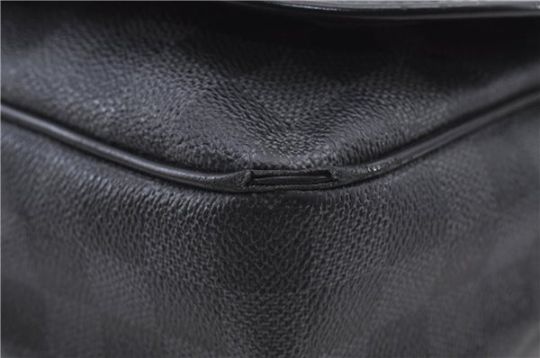 Authentic Louis Vuitton Damier Graphite Daniel GM Shoulder Bag N58033 LV 4773D