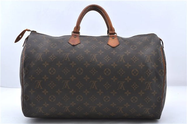 Authentic LOUIS VUITTON Monogram Speedy 40 Hand Bag M41522 LV 4774C