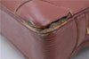 Auth Louis Vuitton Epi Porte Documents Voyage Brown Briefcase M54473 LV 4774D