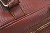 Auth Louis Vuitton Epi Porte Documents Voyage Brown Briefcase M54473 LV 4774D