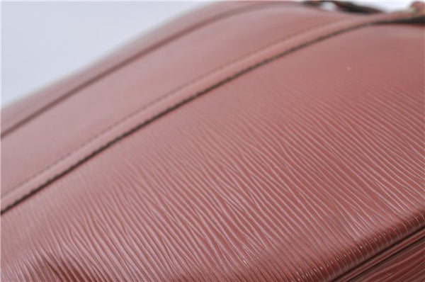 Auth Louis Vuitton Epi Porte Documents Voyage Brown Briefcase M54473 LV 4774D